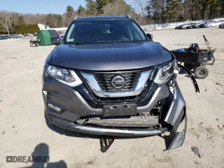 2018 Nissan Rogue SV with VIN 5N1AT2MV5JC765519, listed as a Copart auction lot 48558135 with 74,399 mi miles and Salvage Title. Bid and sale history available at carsss.com. Image 5.