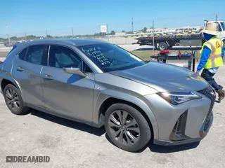 2022 Lexus UX with VIN JTHE3JBH3N2056014, listed as a IAAI auction lot 41832434 with 25,693 mi miles. Bid and sale history available at carsss.com. Image 1.