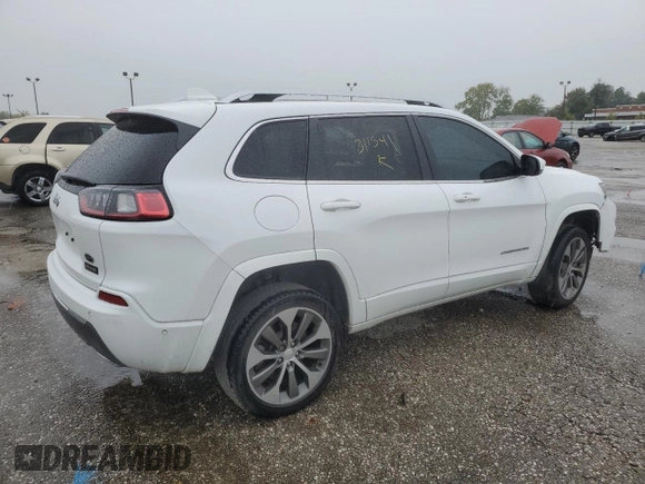 2019 Jeep Cherokee Overland with VIN 1C4PJMJN8KD311541, listed as a Copart auction lot 71706494 with Not provided miles and Salvage title. Bid and sale history available at DreamBid. Image 3.