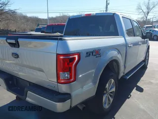2017 Ford F-150 XL with VIN 1FTEW1EF7HKE25402, listed as a IAAI auction lot 41756406 with 177,021 mi miles. Bid and sale history available at carsss.com. Image 4.