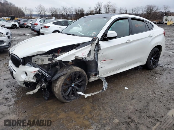 2016 BMW X6 xDrive35i with VIN 5UXKU2C53G0N81597, listed as a Copart auction lot 81698683 with 81,015 mi miles. Bid and sale history available at carsss.com. Image 1.