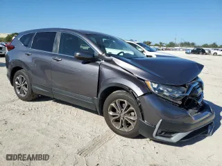 2022 Honda CR-V EX with VIN 5J6RW1H53NA010237, listed as a Copart auction lot 48511255 with 20,692 mi miles and Salvage Title. Bid and sale history available at carsss.com. Image 4.