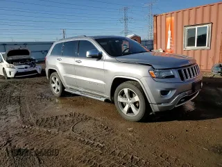 2015 Jeep Grand Cherokee Overland with VIN 1C4RJFCT8FC619014, listed as a Copart auction lot 44304375 with 123,767 mi miles and Salvage Title. Bid and sale history available at carsss.com. Image 10.