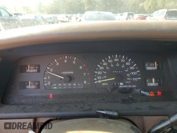 1995 Toyota T100 DX z VIN JT4VD12E2S0007155, wystawiony jako Copart lot #72569844 z przebiegiem 248 034 mil mil oraz Szkoda całkowita • Salvage title. Historia ofert i sprzedaży dostępna na DreamBid. Obrazek 9.