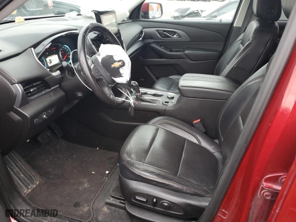 2018 Chevrolet Traverse Premier with VIN 1GNERKKW8JJ263087, listed as a Copart auction lot 87132624 with 127,199 mi miles and Salvage Title. Bid and sale history available at carsss.com. Image 7.