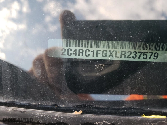 2020 Chrysler Pacifica Touring with VIN 2C4RC1FGXLR237579, listed as a Copart auction lot 78061274 with 94,672 mi miles and Salvage Title. Bid and sale history available at carsss.com. Image 14.