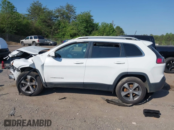 2019 Jeep Cherokee Limited with VIN 1C4PJMDX5KD305788, listed as a IAAI auction lot 42063222 with 113,194 mi miles and . Bid and sale history available at DreamBid. Image 14.
