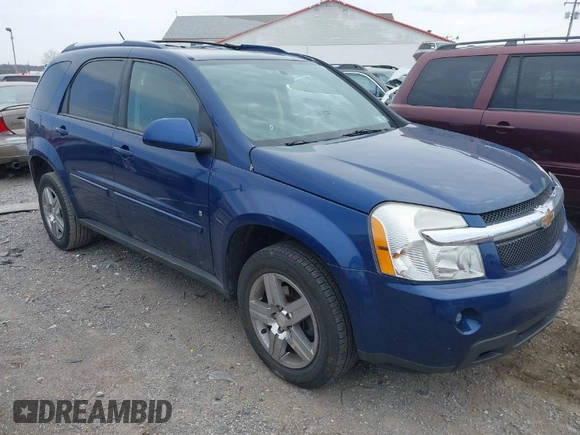2008 Chevrolet Equinox LT with VIN 2CNDL43F886027588, listed as a IAAI auction lot 41912428 with 117,411 mi miles. Bid and sale history available at carsss.com. Image 1.