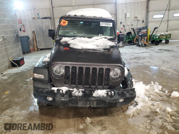 2024 Jeep Wrangler Sport with VIN 1C4PJXKN4RW208552, listed as a Copart auction lot 87195854 with Not provided miles and Salvage title. Bid and sale history available at DreamBid. Image 5.
