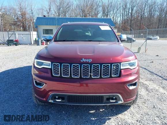 2017 Jeep Grand Cherokee Overland with VIN 1C4RJFCG8HC608729, listed as a IAAI auction lot 41401531 with 163,833 mi miles. Bid and sale history available at carsss.com. Image 12.