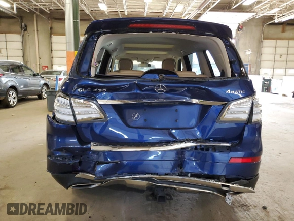 2017 Mercedes-Benz GLS 450 with VIN 4JGDF6EE7HA976883, listed as a Copart auction lot 50027235 with 133,304 mi miles and Salvage Title. Bid and sale history available at DreamBid. Image 6.