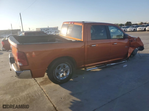 2010 Dodge Ram 1500 SLT with VIN 1D7RB1CT0AS213250, listed as a Copart auction lot 78895044 with 129,884 mi miles and Salvage Title. Bid and sale history available at carsss.com. Image 3.