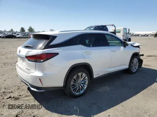 2022 Lexus RX with VIN JTJJGKFA0N2026523, listed as a Copart auction lot 53568615 with 34,381 mi miles and Salvage Title. Bid and sale history available at carsss.com. Image 3.