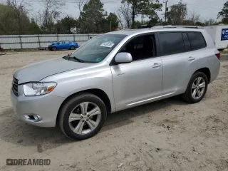 2009 Toyota Highlander Sport with VIN JTEES43A092131955, listed as a Copart auction lot 51433135 with 209,500 mi miles and Clean Title. Bid and sale history available at carsss.com. Image 1.