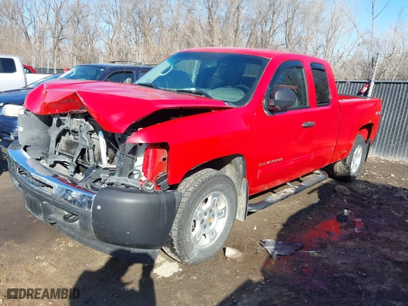 2009 Chevrolet Silverado 1500 LT with VIN 1GCEK29029Z296906, listed as a IAAI auction lot 41769935 with 210,173 mi miles. Bid and sale history available at carsss.com. Image 2.