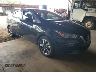 2022 Nissan Versa SV with VIN 3N1CN8EV9NL863992, listed as a Copart auction lot 54508515 with 33,362 mi miles and Non repairable. Bid and sale history available at DreamBid. Image 4.