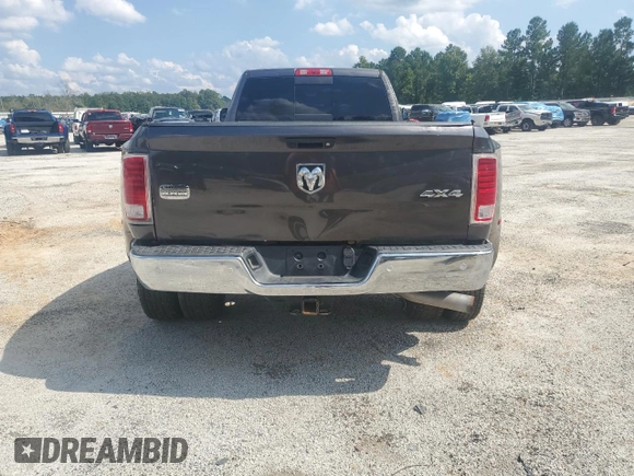 2014 Ram 3500 Longhorn with VIN 3C63RRKL1EG226704, listed as a Copart auction lot 68637494 with 91,644 mi miles and Salvage Title. Bid and sale history available at carsss.com. Image 6.