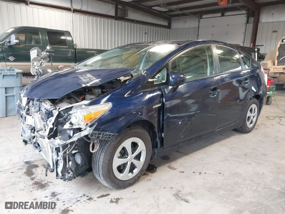 2012 Toyota Prius One with VIN JTDKN3DU1C1544126, listed as a IAAI auction lot 41896219 with 75,859 mi miles. Bid and sale history available at carsss.com. Image 2.
