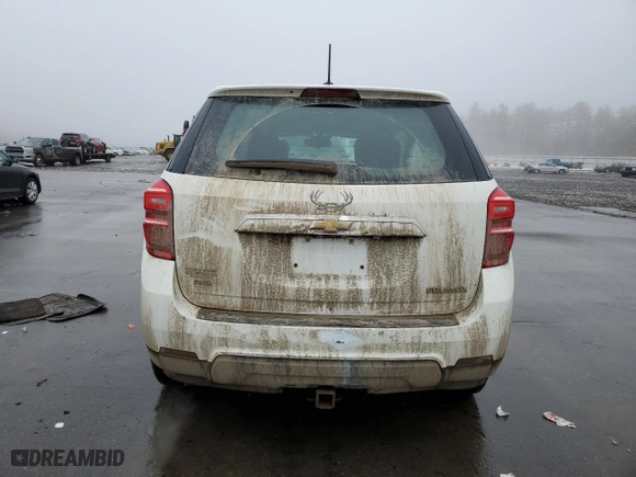 2016 Chevrolet Equinox LS with VIN 2GNFLEEK2G6311981, listed as a Copart auction lot 47695575 with 169,833 mi miles and Salvage Title. Bid and sale history available at carsss.com. Image 6.