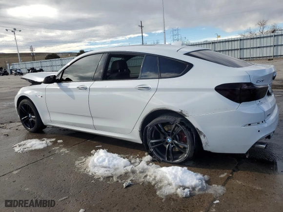2015 BMW 5 Series Gran Turismo 535i xDrive with VIN WBA5M4C5XFD184080, listed as a Copart auction lot 81336164 with 104,167 mi miles and Salvage Title. Bid and sale history available at carsss.com. Image 2.