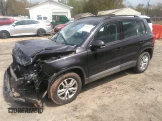 2016 Volkswagen Tiguan SEL with VIN WVGAV7AX0GW552305, listed as a IAAI auction lot 41954037 with 180,780 mi miles and . Bid and sale history available at DreamBid. Image 2.
