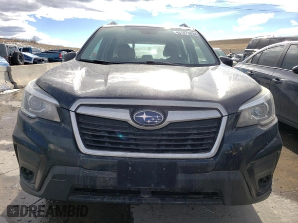 2019 Subaru Forester with VIN JF2SKACC0KH497992, listed as a Copart auction lot 46787385 with 96,839 mi miles and Salvage Title. Bid and sale history available at carsss.com. Image 5.