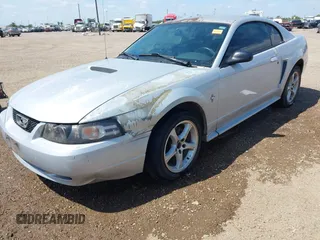 2002 Ford Mustang Standard with VIN 1FAFP40412F222679, listed as a IAAI auction lot 42022249 with 1 mi miles. Bid and sale history available at carsss.com. Image 6.