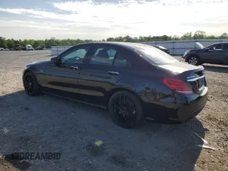 2018 Mercedes-Benz C 43 AMG with VIN 55SWF6EB9JU267340, listed as a Copart auction lot 55448435 with 80,303 mi miles and Clean Title. Bid and sale history available at carsss.com. Image 2.