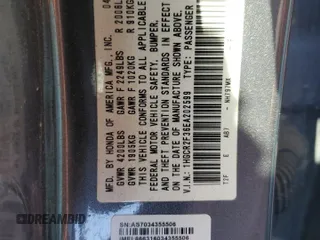 2014 Honda Accord Sedan LX with VIN 1HGCR2F36EA202599, listed as a Copart auction lot 47133785 with 117,966 mi miles and Salvage Title. Bid and sale history available at carsss.com. Image 14.