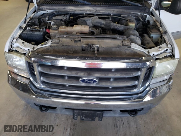 2002 Ford F-250 XL with VIN 1FTNW20S72EB45107, listed as a Copart auction lot 69238304 with 205,294 mi miles and Salvage Title. Bid and sale history available at DreamBid. Image 11.
