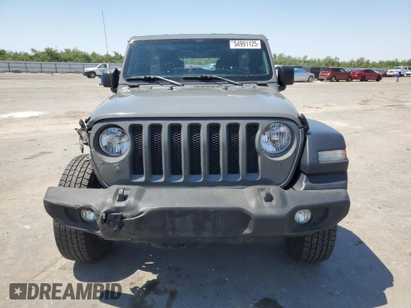 2021 Jeep Wrangler Unlimited Sport S z VIN 1C4HJXDN7MW527762, wystawiony jako Copart lot #54991125 z przebiegiem 83 382 mil mil oraz Szkoda całkowita • Salvage title. Historia ofert i sprzedaży dostępna na DreamBid. Obrazek 5.