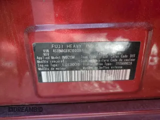 2012 Subaru Legacy Premium with VIN 4S3BMAG69C1006861, listed as a Copart auction lot 85039674 with 200,270 mi miles and Salvage title. Bid and sale history available at DreamBid. Image 14.