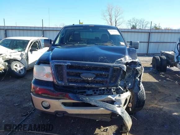 2007 Ford F-150 XLT with VIN 1FTPW14V97KD59614, listed as a IAAI auction lot 40870164 with 186,134 mi miles. Bid and sale history available at carsss.com. Image 12.