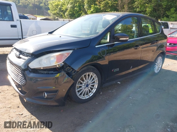 2013 Ford C-Max Energi SEL with VIN 1FADP5CU2DL510935, listed as a IAAI auction lot 42142613 with 162,788 mi miles. Bid and sale history available at carsss.com. Image 2.