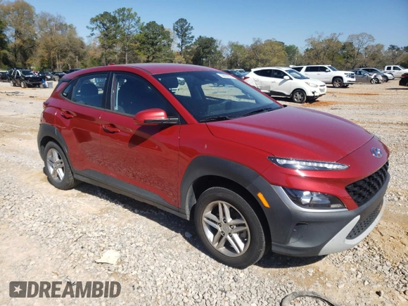 2022 Hyundai Kona Preferred with VIN KM8K22AB1NU766989, listed as a Copart auction lot 50651255 with 77,538 mi miles and Salvage Title. Bid and sale history available at carsss.com. Image 4.