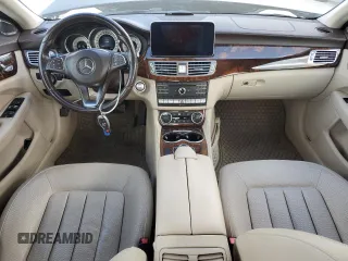 2015 Mercedes-Benz CLS 400 with VIN WDDLJ6HB8FA154029, listed as a Copart auction lot 45173395 with 63,889 mi miles and Salvage title. Bid and sale history available at DreamBid. Image 8.