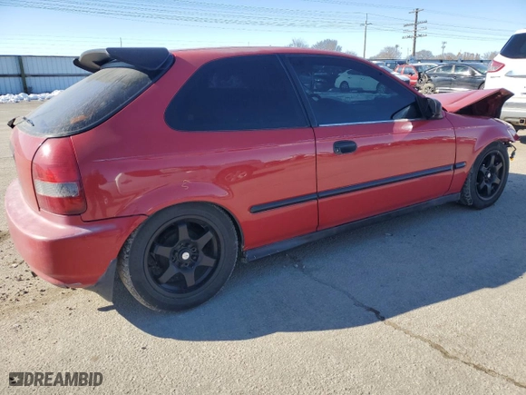 1999 Honda Civic DX with VIN 2HGEJ6440XH102070, listed as a Copart auction lot 44971915 with 207,799 mi miles and Salvage Title. Bid and sale history available at carsss.com. Image 3.