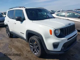 2021 Jeep Renegade Latitude with VIN ZACNJDBB6MPM63072, listed as a IAAI auction lot 41651788 with 69,201 mi miles. Bid and sale history available at carsss.com. Image 1.
