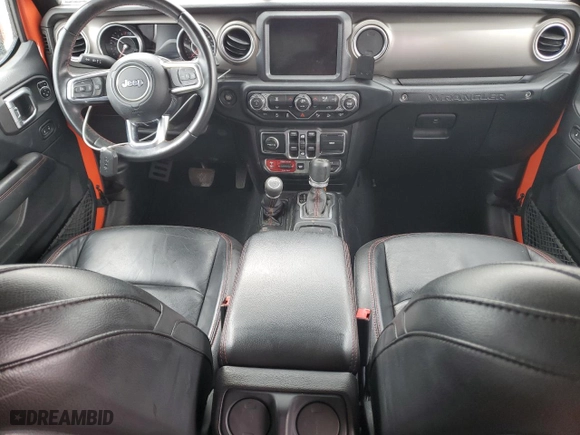2018 Jeep Wrangler Unlimited Rubicon with VIN 1C4HJXFG7JW215015, listed as a Copart auction lot 66913594 with 59,288 mi miles and Salvage Title. Bid and sale history available at carsss.com. Image 8.