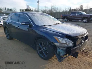 2014 Nissan Maxima 3.5 SV w/Premium Pkg with VIN 1N4AA5AP3EC473946, listed as a IAAI auction lot 41391513 with 149,695 mi miles. Bid and sale history available at carsss.com. Image 1.