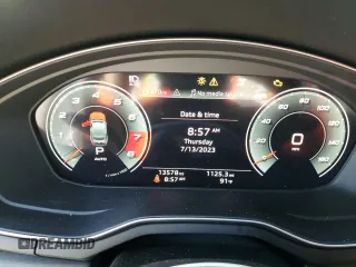2021 Audi A5 Sportback S line Premium Plus with VIN WAUFACF5XMA025416, listed as a Copart auction lot 59940993 with 13,578 mi miles. Bid and sale history available at carsss.com. Image 9.