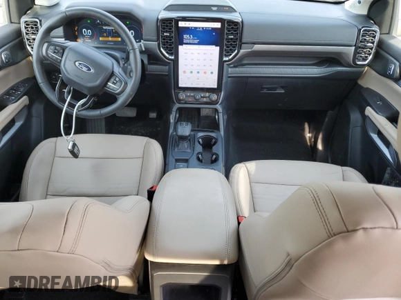 2024 Ford Ranger Lariat с VIN 1FTER4KH0RLE10010, выставлен на аукционе Copart как лот 54508925 с пробегом 10 265 миль миль и Списание • Salvage title. История ставок и продаж доступна на DreamBid. Изображение 8.