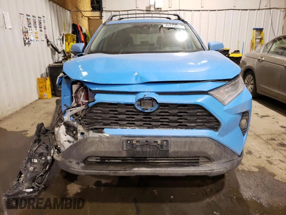 2021 Toyota RAV4 Hybrid LE with VIN 4T3B6RFV0MU035525, listed as a Copart auction lot 45775665 with 52,234 mi miles and Salvage Title. Bid and sale history available at carsss.com. Image 5.