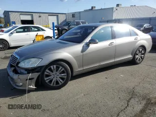 2009 Mercedes-Benz S-Class 5.5L V8 with VIN WDDNG71X89A279023, listed as a Copart auction lot 51844735 with 121,039 mi miles and Salvage Title. Bid and sale history available at carsss.com. Image 1.