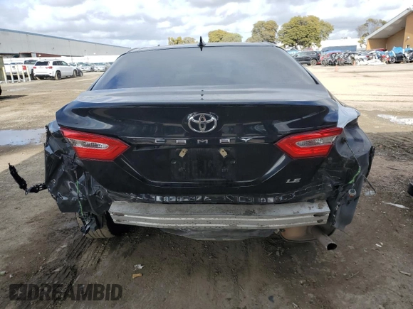 2020 Toyota Camry LE with VIN 4T1C11AK8LU916319, listed as a Copart auction lot 51277715 with 128,204 mi miles and Salvage Title. Bid and sale history available at carsss.com. Image 6.