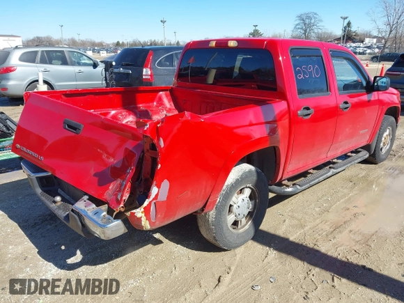 2005 Chevrolet Colorado 1SF LS Z71 with VIN 1GCDT136058133302, listed as a IAAI auction lot 41692590 with 167,071 mi miles. Bid and sale history available at carsss.com. Image 4.
