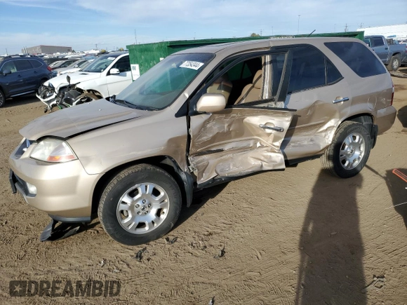 2001 Acura MDX with VIN 2HNYD18291H526041, listed as a Copart auction lot 77354344 with 133,462 mi miles and Salvage Title. Bid and sale history available at carsss.com. Image 1.