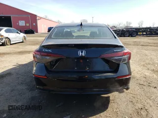 2025 Honda Civic Sport with VIN 2HGFE2F54SH101309, listed as a Copart auction lot 48786545 with 41,603 mi miles and Salvage title. Bid and sale history available at DreamBid. Image 6.