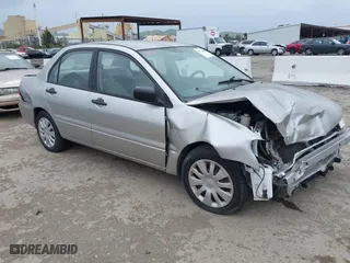 2006 Mitsubishi Lancer ES with VIN JA3AJ26E36U043781, listed as a IAAI auction lot 41778580 with 166,141 mi miles. Bid and sale history available at carsss.com. Image 1.