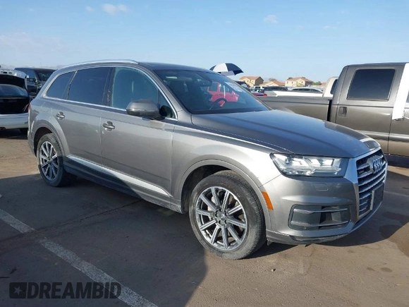 2017 Audi Q7 Premium Plus with VIN WA1LHAF74HD045487, listed as a IAAI auction lot 41939013 with 74,676 mi miles and . Bid and sale history available at DreamBid. Image 1.